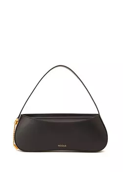 Corvus черная женская кожаная сумка через плечо Neous