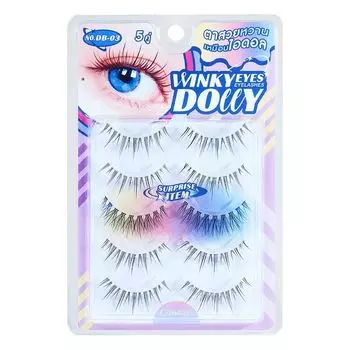 Cosluxe Ресницы Winky Eyes Dolly, 5 пар, № DB-03, DB-