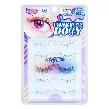 Cosluxe Ресницы Winky Eyes Dolly, 5 пар, № DB-02, DB-