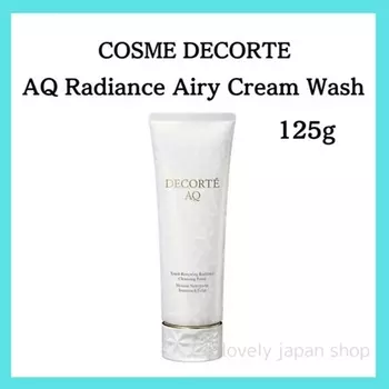 COSME DECORTE AQ Radiance Airy Cream Wash 125 г Очищающая пенка для пор, уход за старением