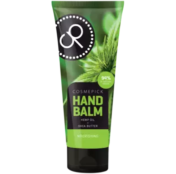 Cosmepick успокаивающий бальзам для рук с маслом конопли и маслом ши, 80 мл