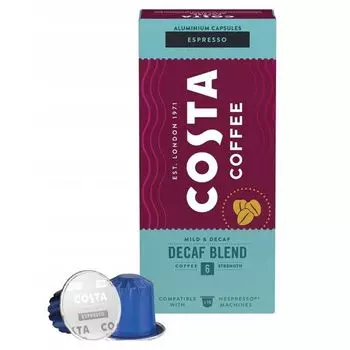 Costa Coffee Кофе в капсулах без кофеина Decaf Blend, Nespresso, совместимый с ESPRESSO, 30 капсул sarcia.eu