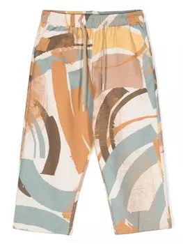 Costumein брюки с абстрактным узором, нейтральный цвет