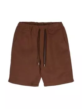 Costumein шорты из смесового льна с кулиской, коричневый