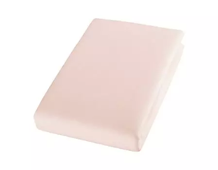 Cotonea органический трикотаж приталенный лист высотой до 18см цвет розовый-I108 размер 80х200 см