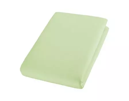 Cotonea органический трикотаж приталенный простынь высотой до 18см цвет салатовый-I103 размер 80х200 см