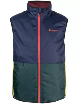 COTOPAXI двусторонний жилет с логотипом, синий