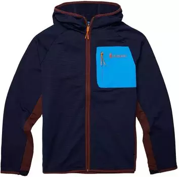 Cotopaxi Мужская флисовая куртка с капюшоном и молнией во всю длину Otero