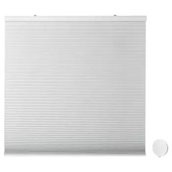 Cотовидные жалюзи с сетевым блоком 120x195 см Ikea Tredansen, белый