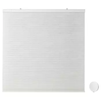 Cотовидные жалюзи с сетевым блоком 120x195 см Ikea Praktlysing, белый