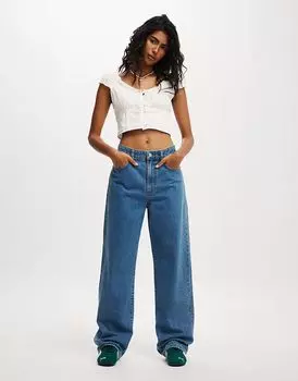 Cotton:On 91 прямые джинсы синего цвета