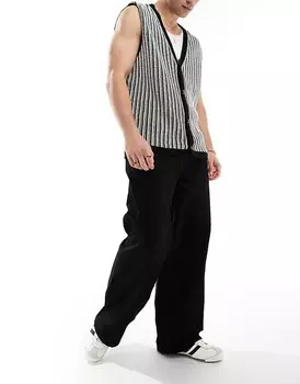 Cotton On – черные супермешковатые джинсы