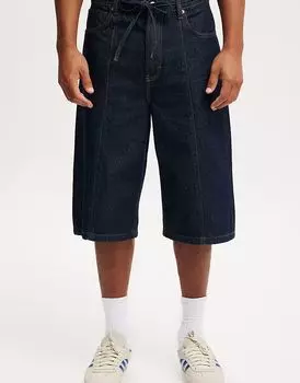 Cotton:On Очень мешковатые шорты с защипами синего цвета