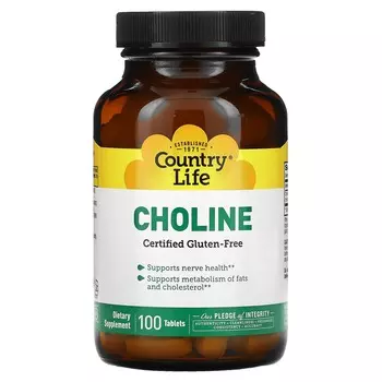Country Life Холин 100 таблеток