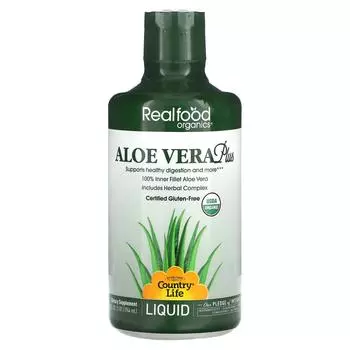Country Life Realfood Organics алоэ вера+ 32 жидких унции (944 мл)