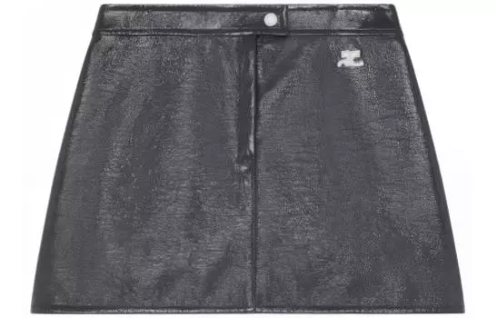 COURREGES Юбка Courrges Vinyl Reedition «Steel Grey»