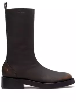 Courrges ботинки Rider Patina, коричневый