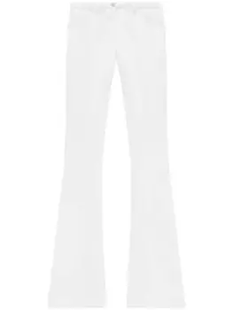 Courrges брюки bootcut Relax, белый