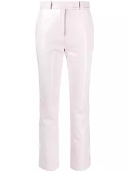 Courrges брюки кроя слим, розовый