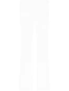 Courrges брюки Oblique, белый