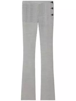 Courrges брюки Oblique, черный