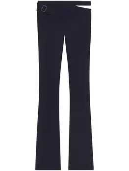 Courrges брюки Slash, черный