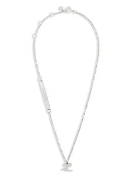 Courrges цепочка на шею AC, серебряный