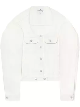 Courrges джинсовая куртка Cocoon, белый