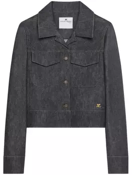 Courrges джинсовая куртка, серый