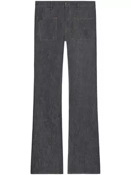 Courrges джинсы bootcut, серый