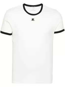 Courrges футболка Contrast, белый