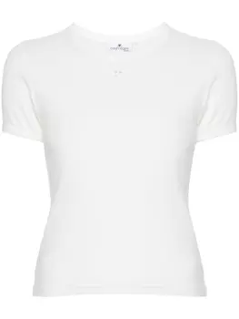 Courrges футболка Reedition Contrast, белый