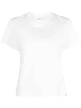 Courrges футболка с логотипом, белый