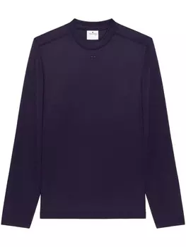 Courrges футболка с принтом, синий