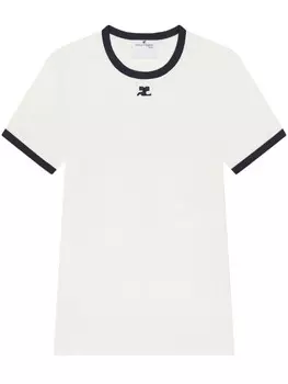 Courrges футболка Signature, белый