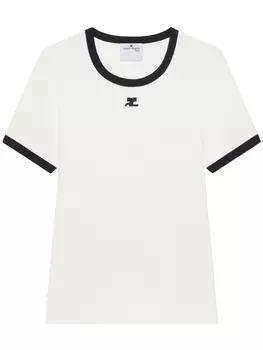 Courrges футболка Signature, белый