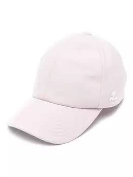 Courrges кепка с логотипом, розовый