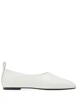 Courrges кожаные лоферы, белый