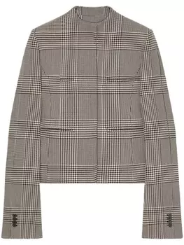 Courrges куртка Heritage в клетку Prince of Wales, черный