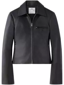 Courrges куртка на молнии, черный