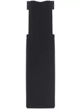 Courrges платье миди с вырезом, черный