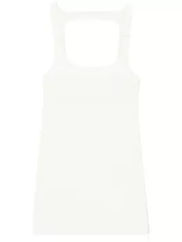 Courrges платье мини Re-Edition, белый