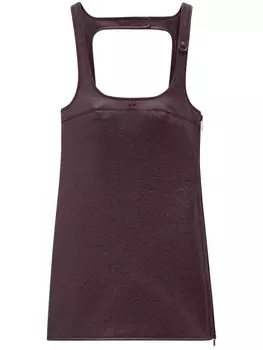 Courrges платье мини Re-Edition, красный