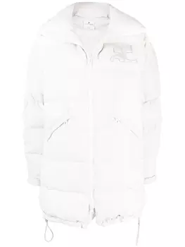 Courrges пуховик Prism, серый