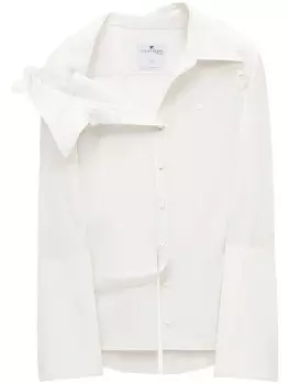 Courrges рубашка на пуговицах, белый