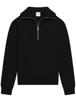 Courrges шерстяной свитер, черный