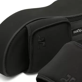 Courrges Слипоны Scuba Wave, черный