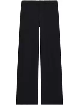 Courrges спортивные брюки bootcut, черный