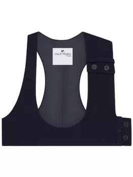 Courrges топ без рукавов, синий