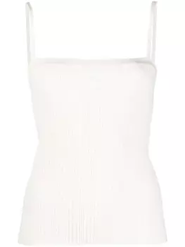 Courrges топ на бретелях, белый